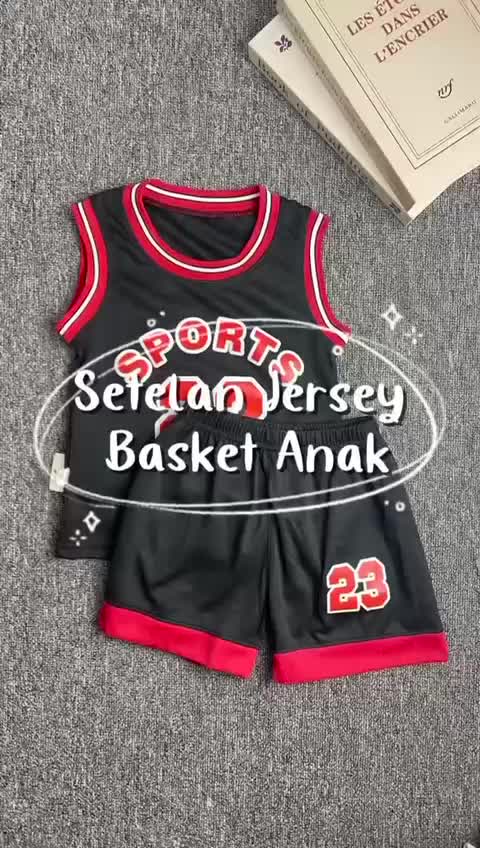 ByKiddos - Baju Basket Anak Singlet / Setelan Olahraga Anak Part 2 Outdoor Sport