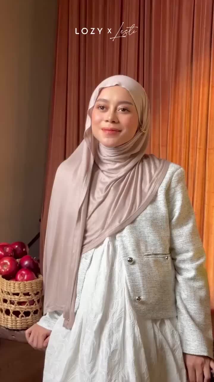 Lozy Hijab - Arabian Shawl Lozy x Lesti (Hijab Pashmina Viscose Rayon GRD B)