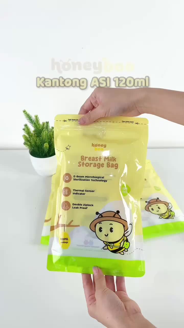 {LIVE} Honey Boo - Plastik Kantong ASI Bayi Breast Milk Kemasan 120ml