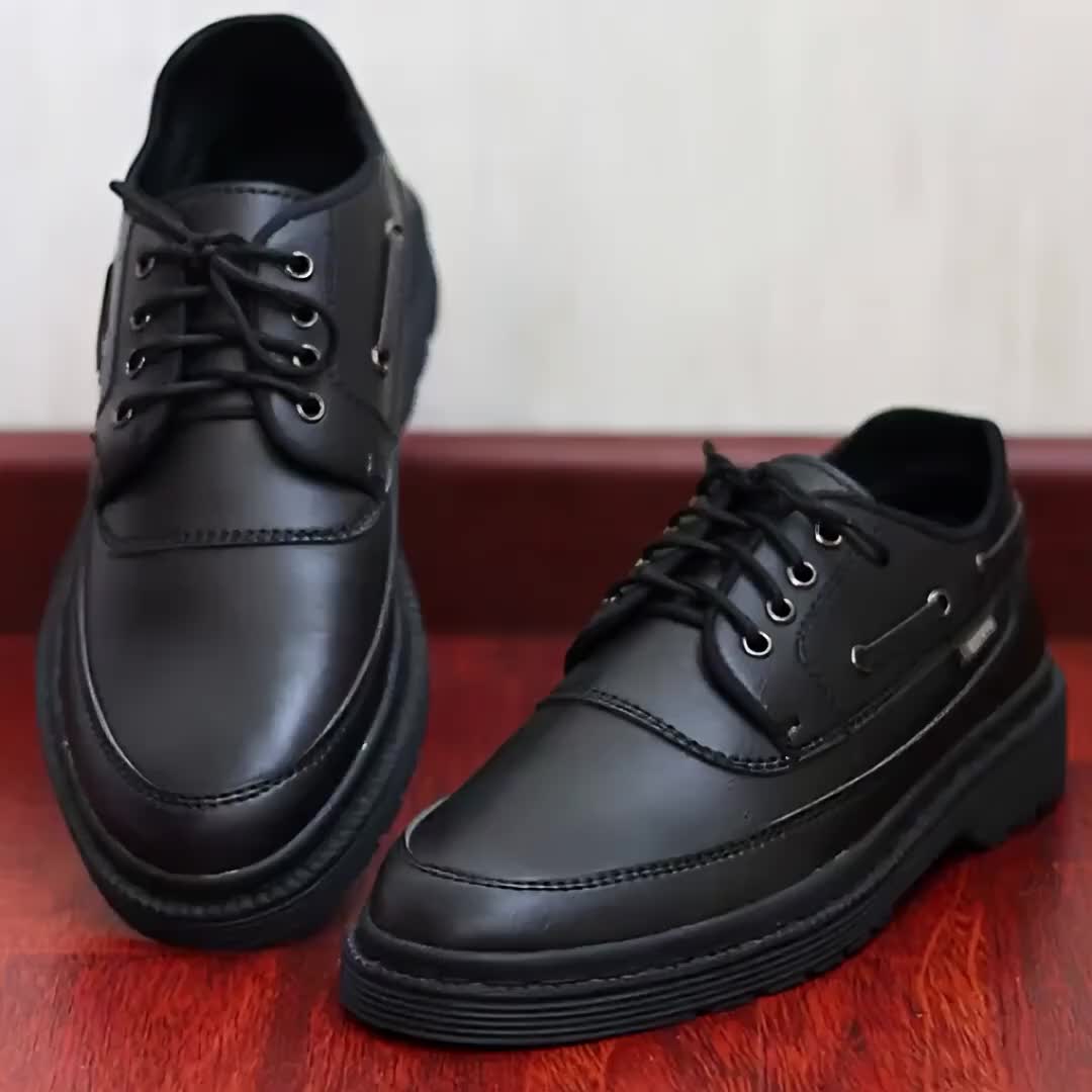 Walker Footwear - Sepatu Pantofel Hitam Pria - Costa
