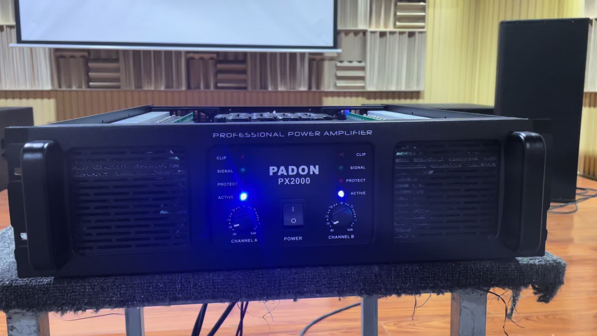 Penampilkan profesional Padon, dua saluran, kelas H, audio profesional, pasokan tenaga tingkat 3, subwoofer