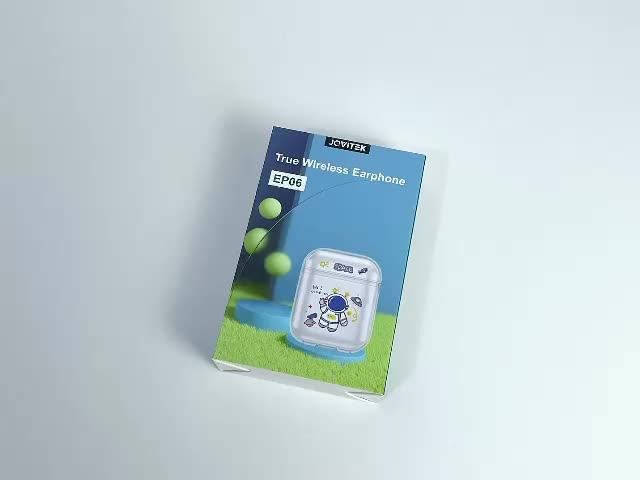 【COD】Cute Character Earphone Bluetooth Wireless EP06 (i12) Touch Control Calling Music Sports