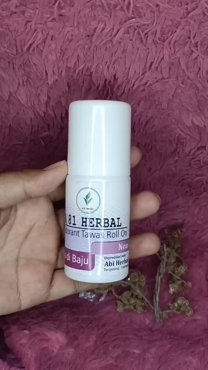 Deodorant Tawas Alami Roll On Cair Abi Herbal