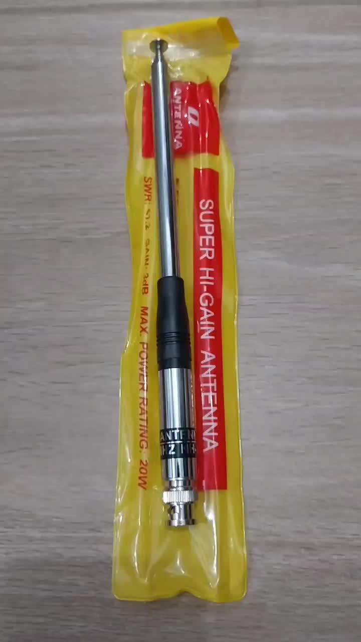antena ht jarak jauh super stik NH31 BNC buat ICOM V80 V86 V8 walkie talkie