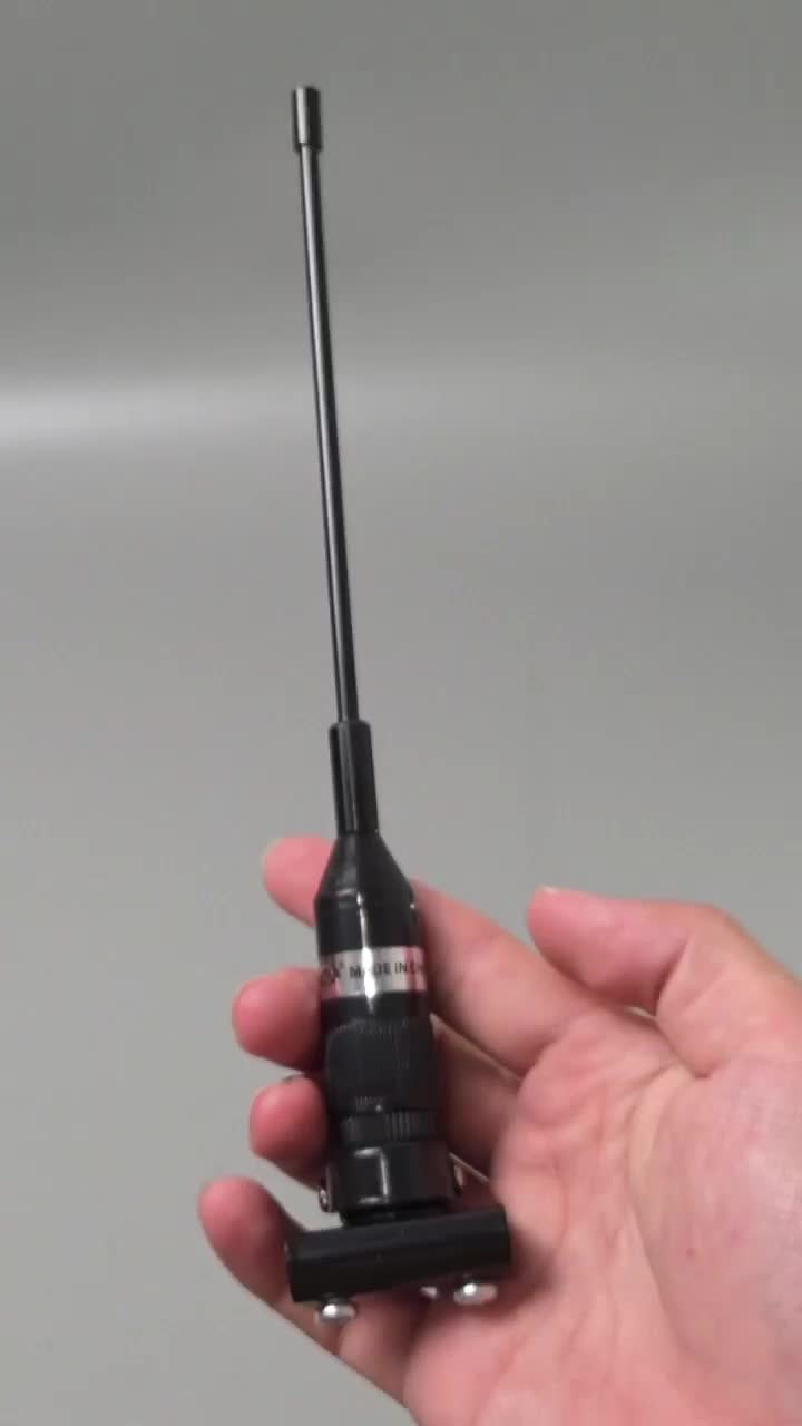 Antena Jepit Tiang Bendera Universal / Jepit Kap Mesin Mobil Dummy Radio Besi Car  Racing