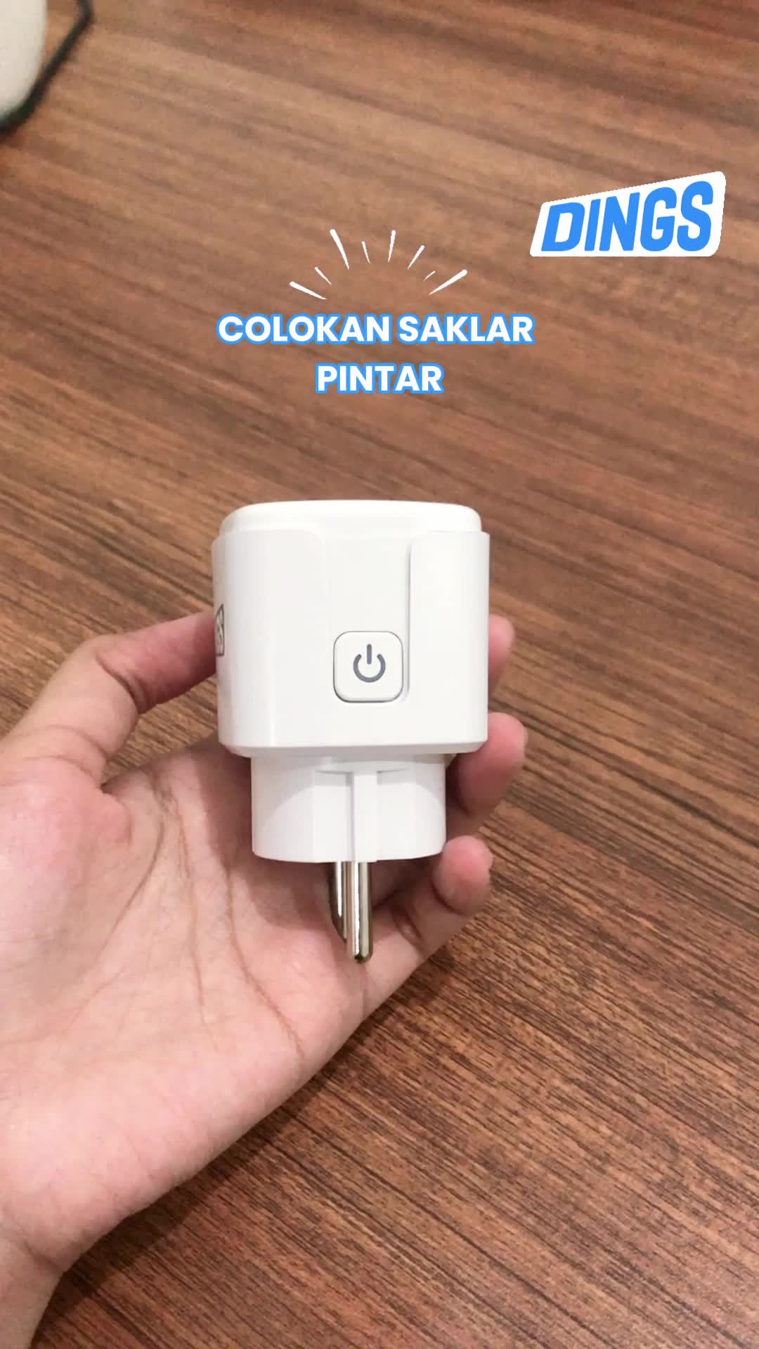 【DEALS】DINGS Smart Plug Wifi Wireless Colokan Stop Kontak Staker Steker Listrik Pintar Smart Home