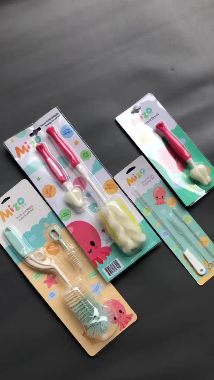 MIZO Sikat Pembersih Botol Sponge 2in1