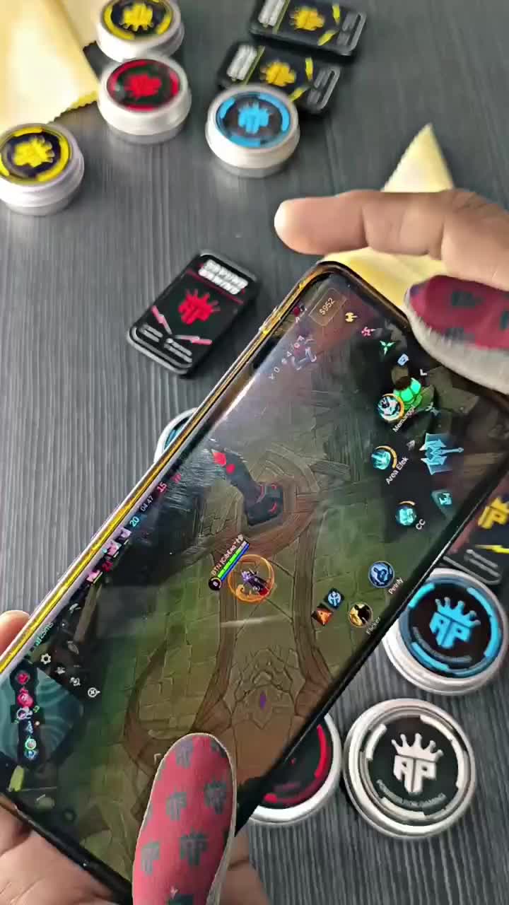 SARUNG GAME AP KING V2 ANDRA GZ BONUS STICKER AKSESORIS GAME FREE FIRE DAN MOBILE LEGENDS ANTI FINGER TOUCH Gamepad
