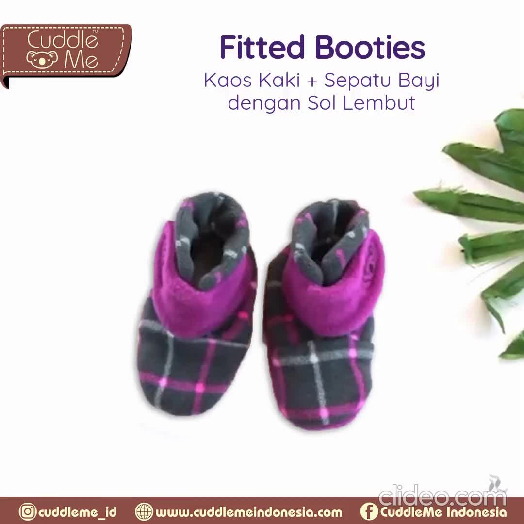 Sepatu Bayi - Kaos Kaki Bayi Lembut CUDDLEME Fitted Booties