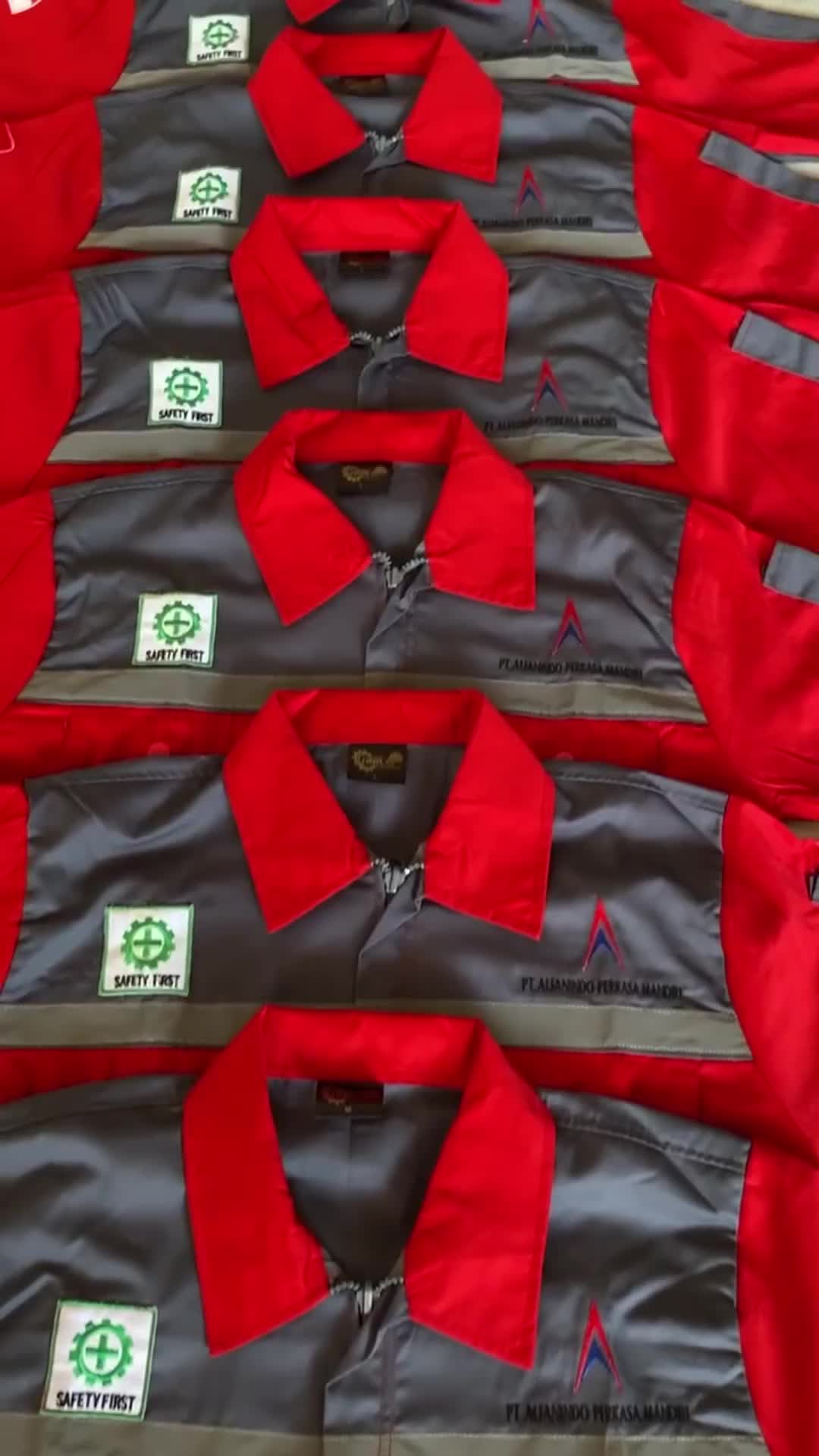 baju kerja,rompe kerja bordir perusahaan