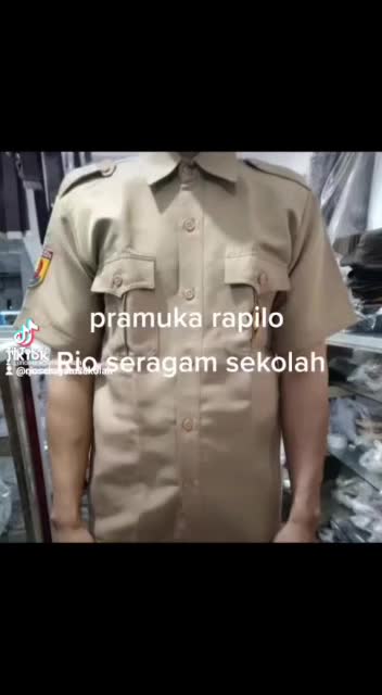 SERAGAM PRAMUKA RAPILO BIG SIZE BAJU PRAMUKA GURU KEMEJA PRAMUKA
