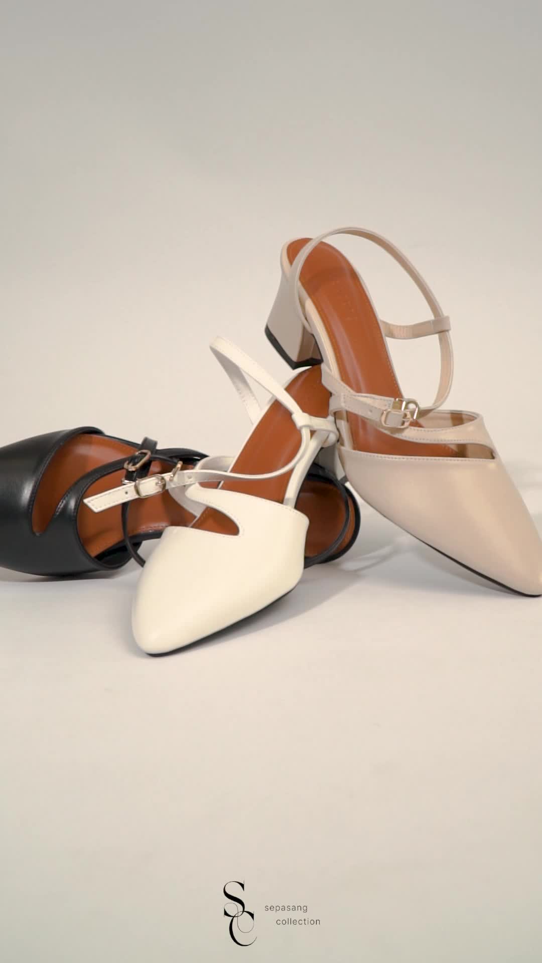 SEPASANG COLLECTION Aubrey Sendal Mules Wanita 5 Cm Shoes
