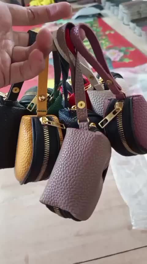 Dompet Koin Mini Wanita Oval Lucu Minimalis Aesthetic Resleting Mewah Murah Terbaru