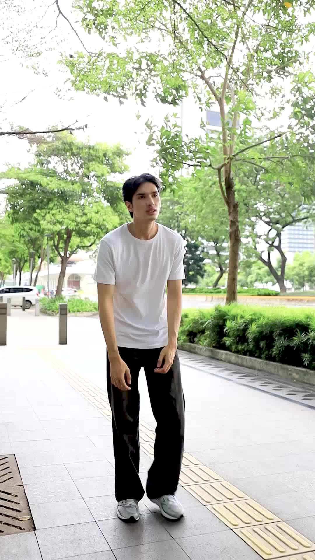 [LIVE EXCLUSIVE] MSMO Men Icy Flex T-shirt Oversized / Kaos Pria Polos / T-shirt Pria / Kaos Lengan Pendek