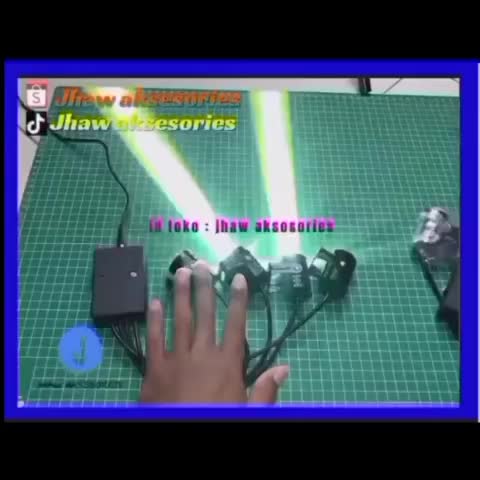 LED LASER 2 WARNA PAKET 4 LED