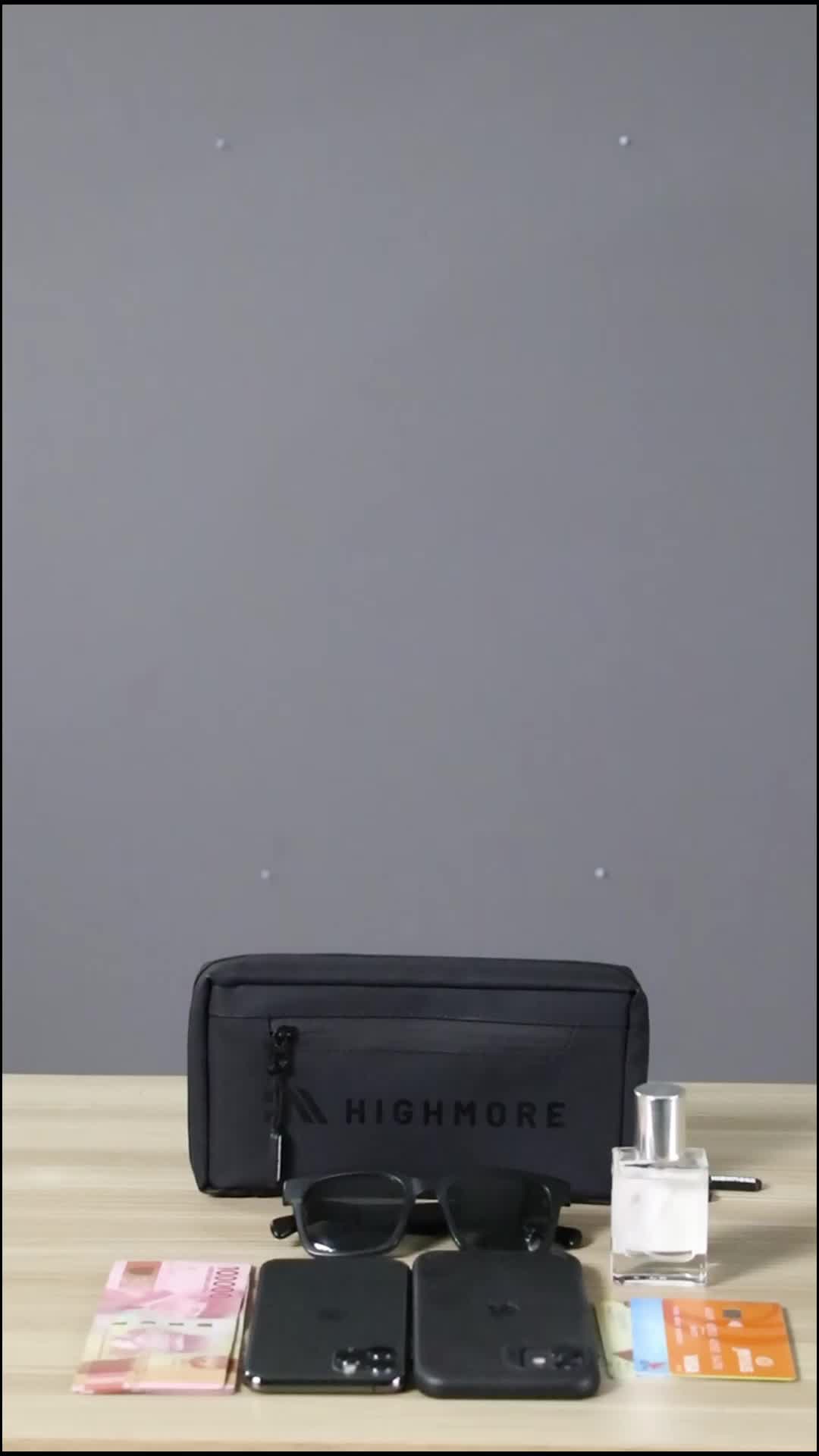 Promo Bulan Ini - Highmore STRUICK Tas Selempang & Clucth Tas Tangan 3in1 Original Waterproof