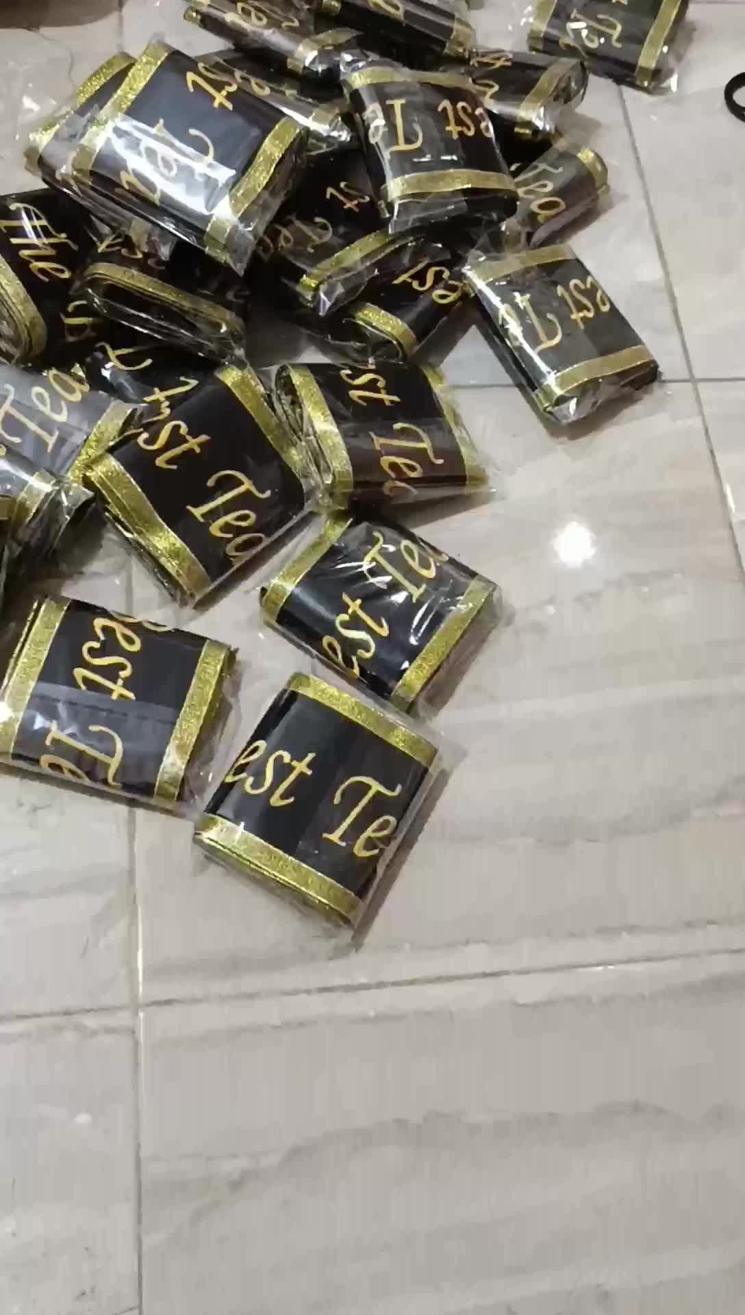 Selempang Bordir list PITA kain beludru free costum Nama