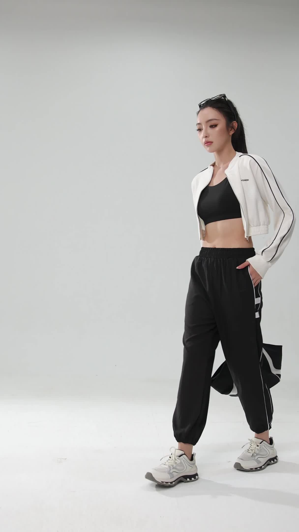 KKTOP Celana Olahraga Joger Wanita Korean Style Celana Training Wanita Sport (C002)