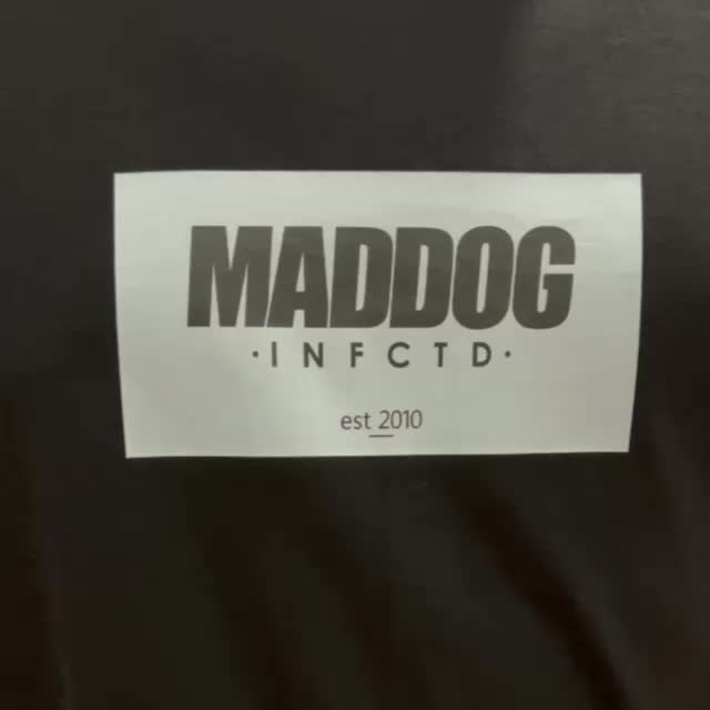 Maddog Infected - Kaos - OG BOX BLACK | T-shirt Pria Wanita Unisex Hitam Distro ORIGINAL