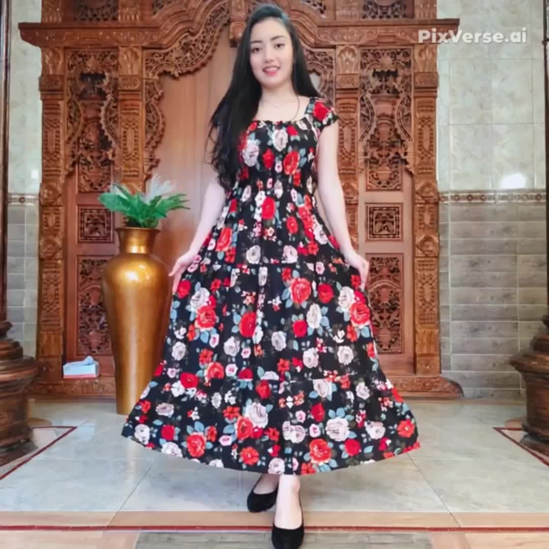 DRESS CANDA KERUT DADA | DRESS BALI TERLARIS