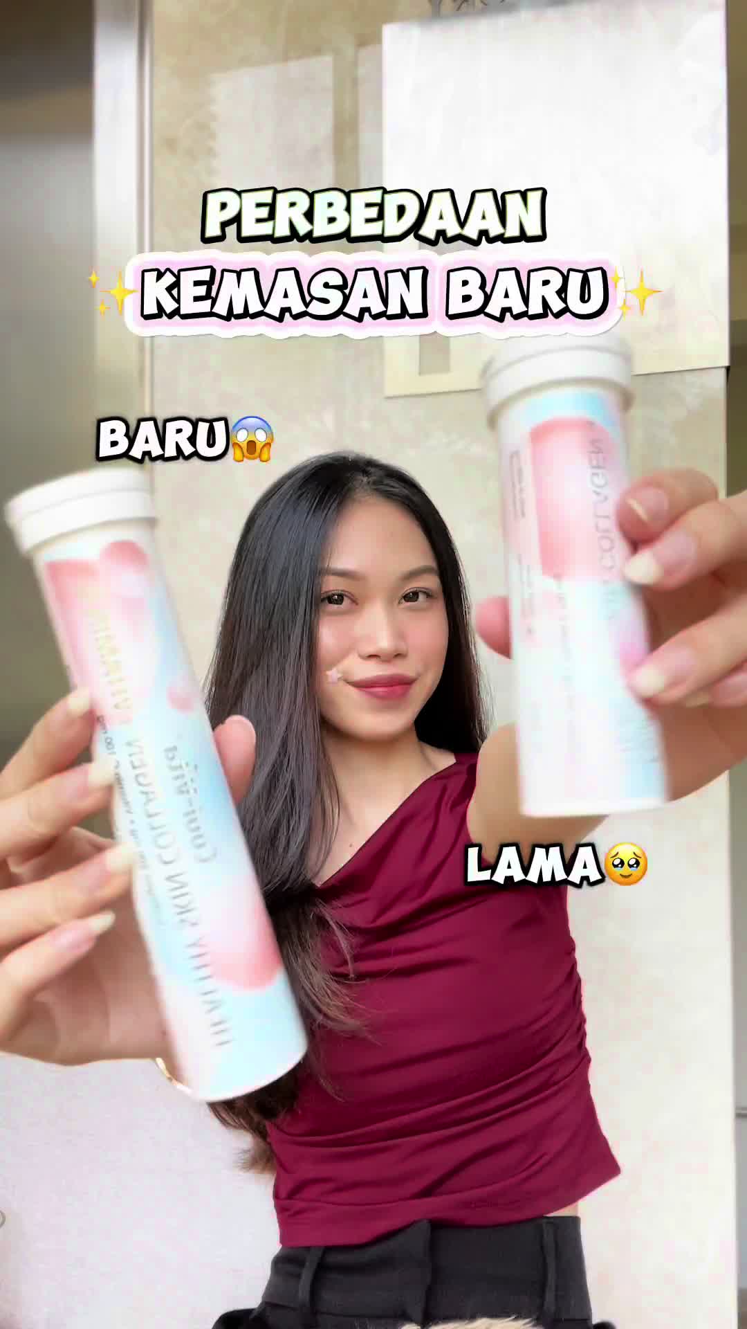 [FS - 80+1] 80 Tablet (4 Tube) Coolvita Collagen Effervescent (1 Tube @20 Tablet) + 1 Pouch Minuman Buah dan Sayuran | Mengandung 500mg Fish Collagen dan 100mg Vit C per Tube | Membantu Menjaga Kesehatan Kulit