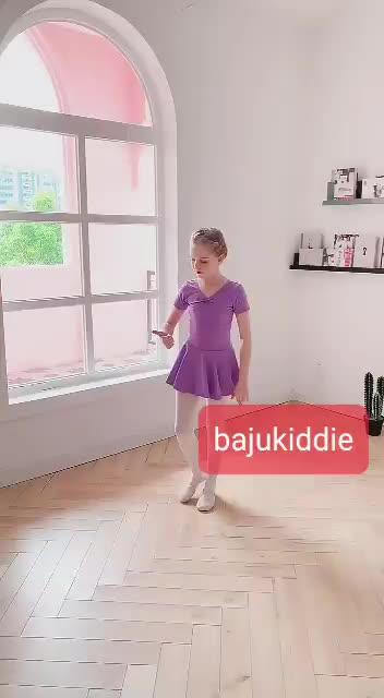 BAJUKIDDIE SIMPLE LEOTARD BAJU BALET SENAM ANAK REMAJA ADEM IMPORT