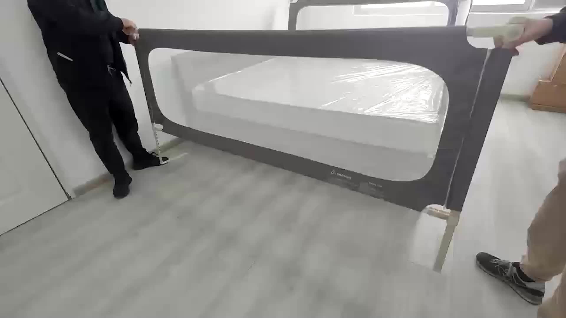 [Free Konektor] KISUBO Baby Bed Rails Safe Pagar Pengaman Kasur Tidur Bayi Bedrail [Harga Per Sisi]
