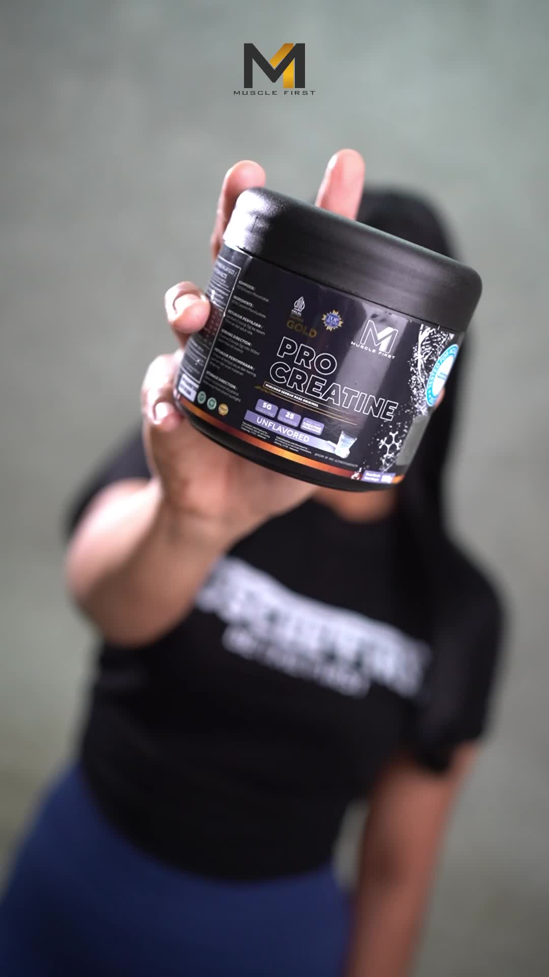 MUSCLE FIRST Pro Creatine 125gr Unflavored - Suplemen Fitness