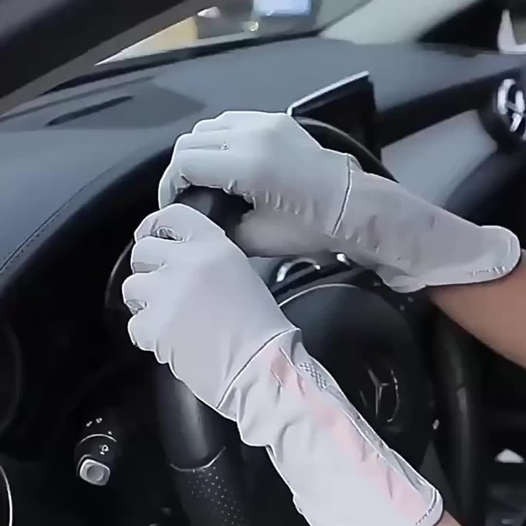 Yarra Sarung Tangan Anti UV Wanita UPF50+ Anti Slip Pelindung Sinar Matahari Gloves Motor GL-FNF