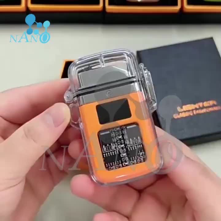 Nano Care Korek Api Electric Waterproof & LED Lighter COB Classic USB Charger