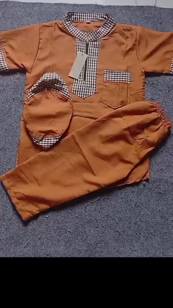 Fashion Baju Muslim Anak Laki Laki Koko Turki Anak Cowok Terlaris 1 - 8 Tahun Celana Katun