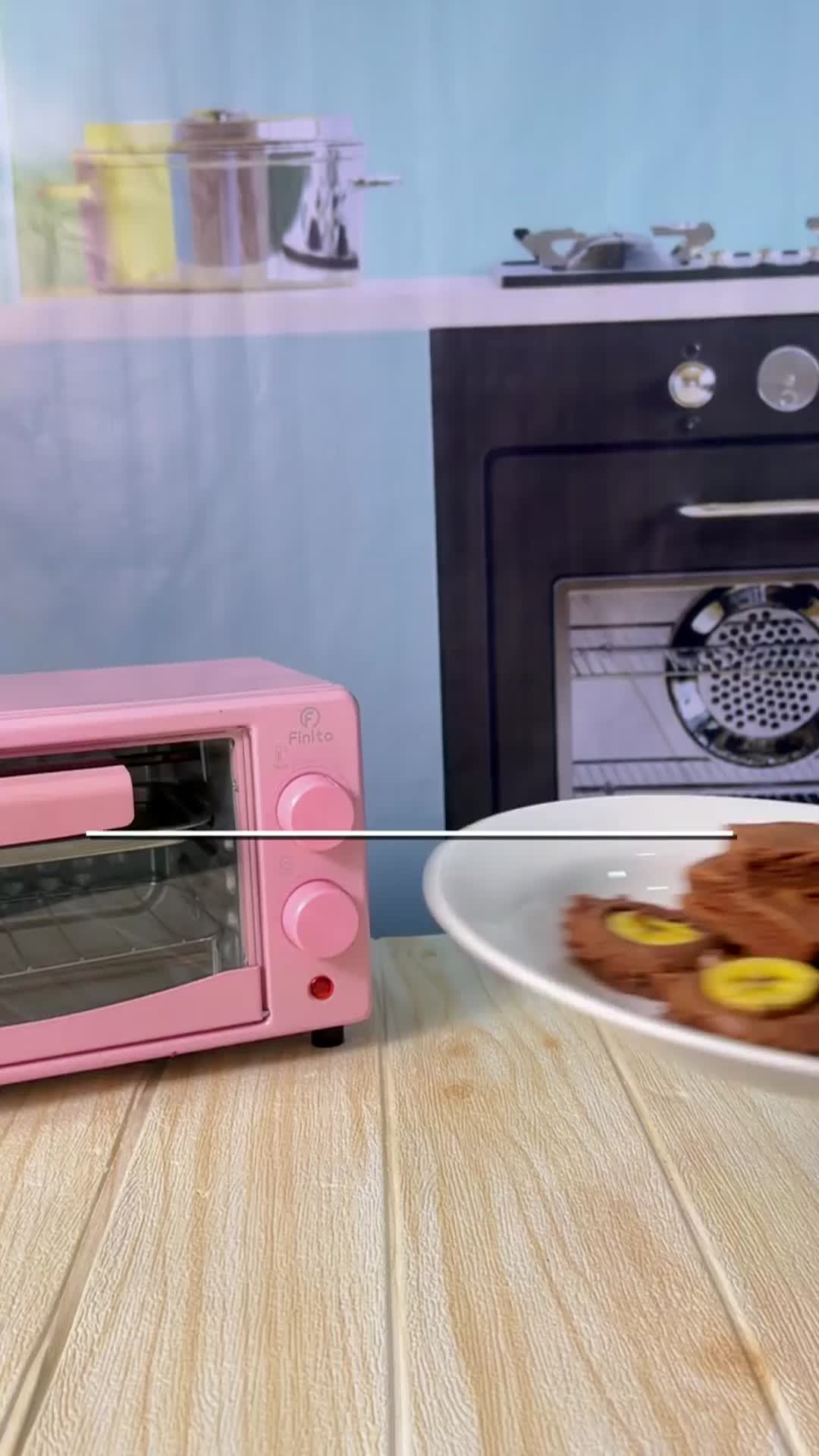 FINITO Oven Listrik Elektrik 12L 13L LOW WATT Super Cantik Multifungsi Daya Rendah