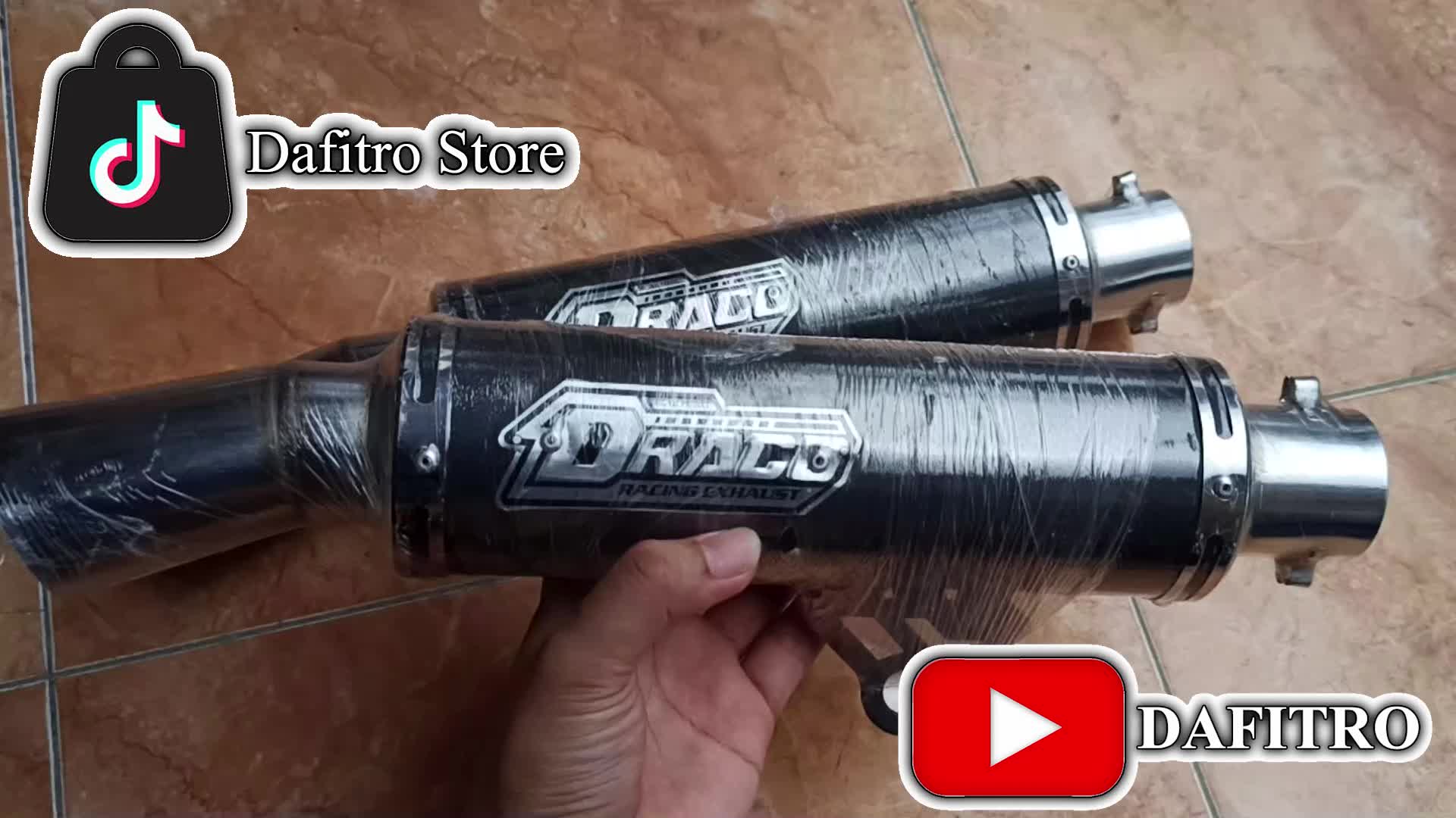 Silencer Knalpot Samlong Out 45 Saringan Full cocok untuk leheran Inlet 38