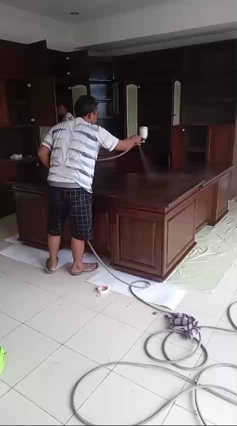 Tukang cat pintu kayu Cat pintu kayu duco Cat melamin tukang cat jendela Cat Plitur Paint