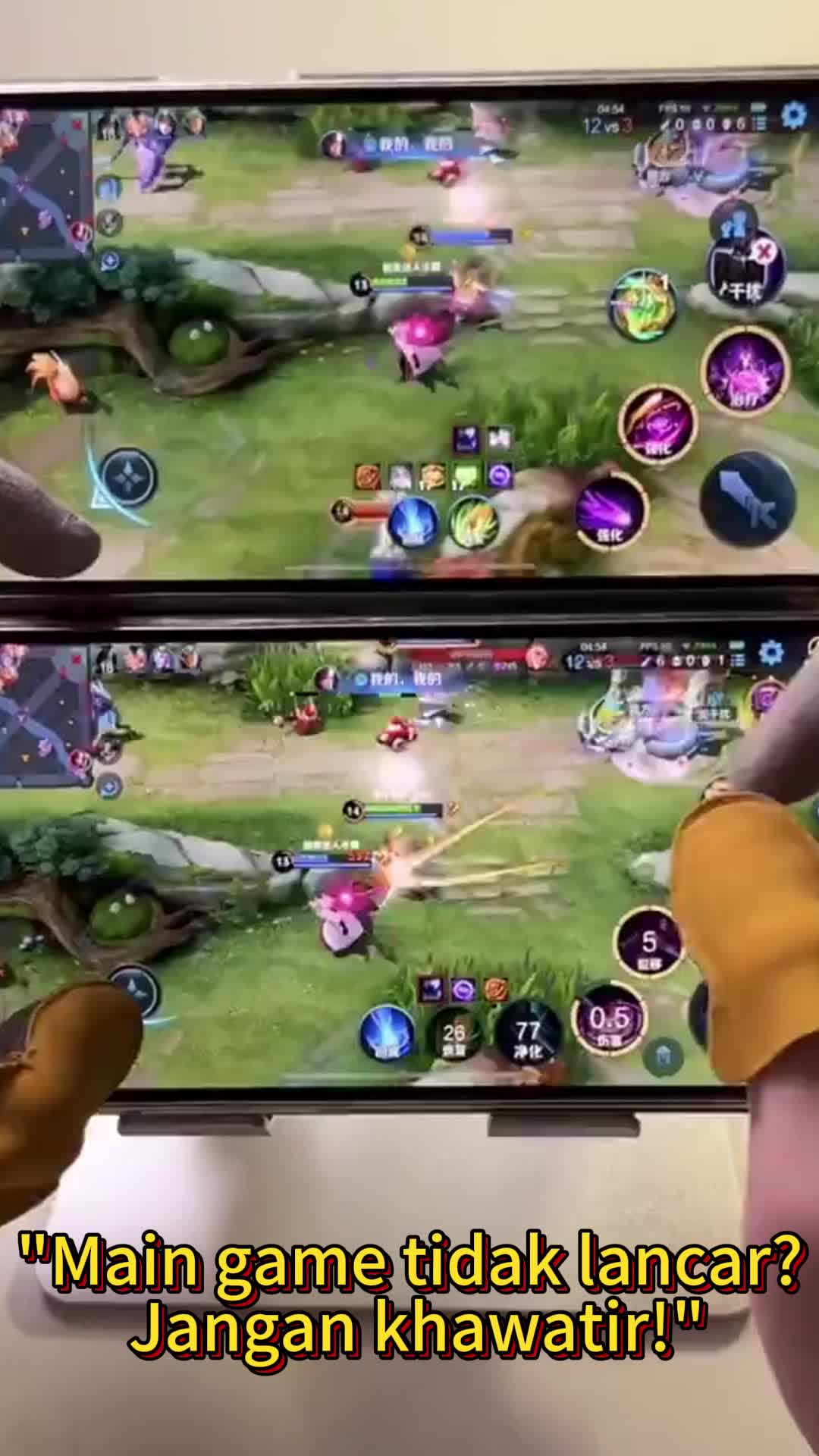 Aksesoris Game  Gaming AP Pro - Anti Slip & Sensitif untuk Free Fire, Mobile Legends | Optimalkan Kinerja Main By Andra ST bedak king Holder