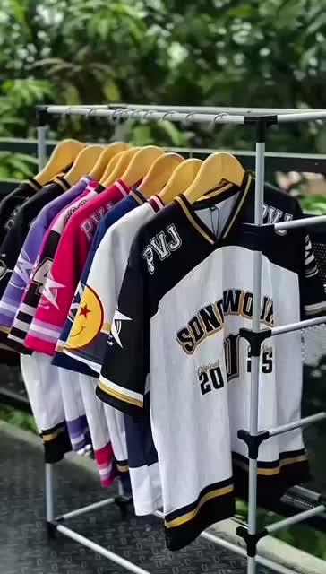 PVJ | Kaos Jersey Anak Baseball Futsal Unisex One Piece Custom Print Nama