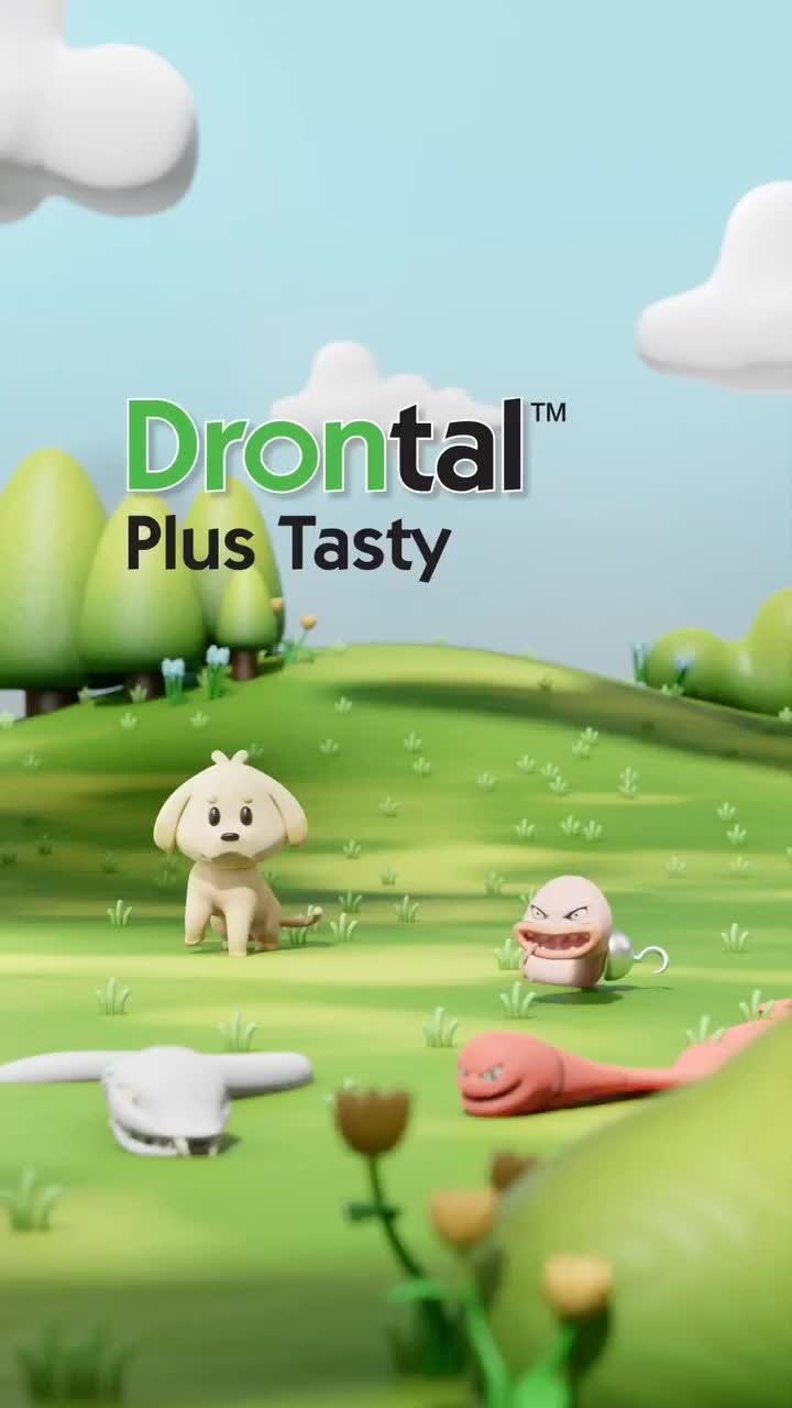 DRONTAL Plus Tasty Obat Cacing Anjing 1 Tablet (100% Original)