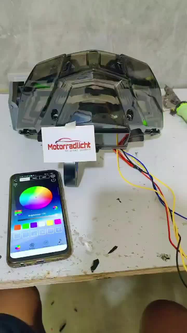 Lampu Stop Stoplamp Lampu Rem Belakang Lazy RGB Android Matrix Honda Beat Esp Beat Eco Beat Street 2016-2019 Motorcycle