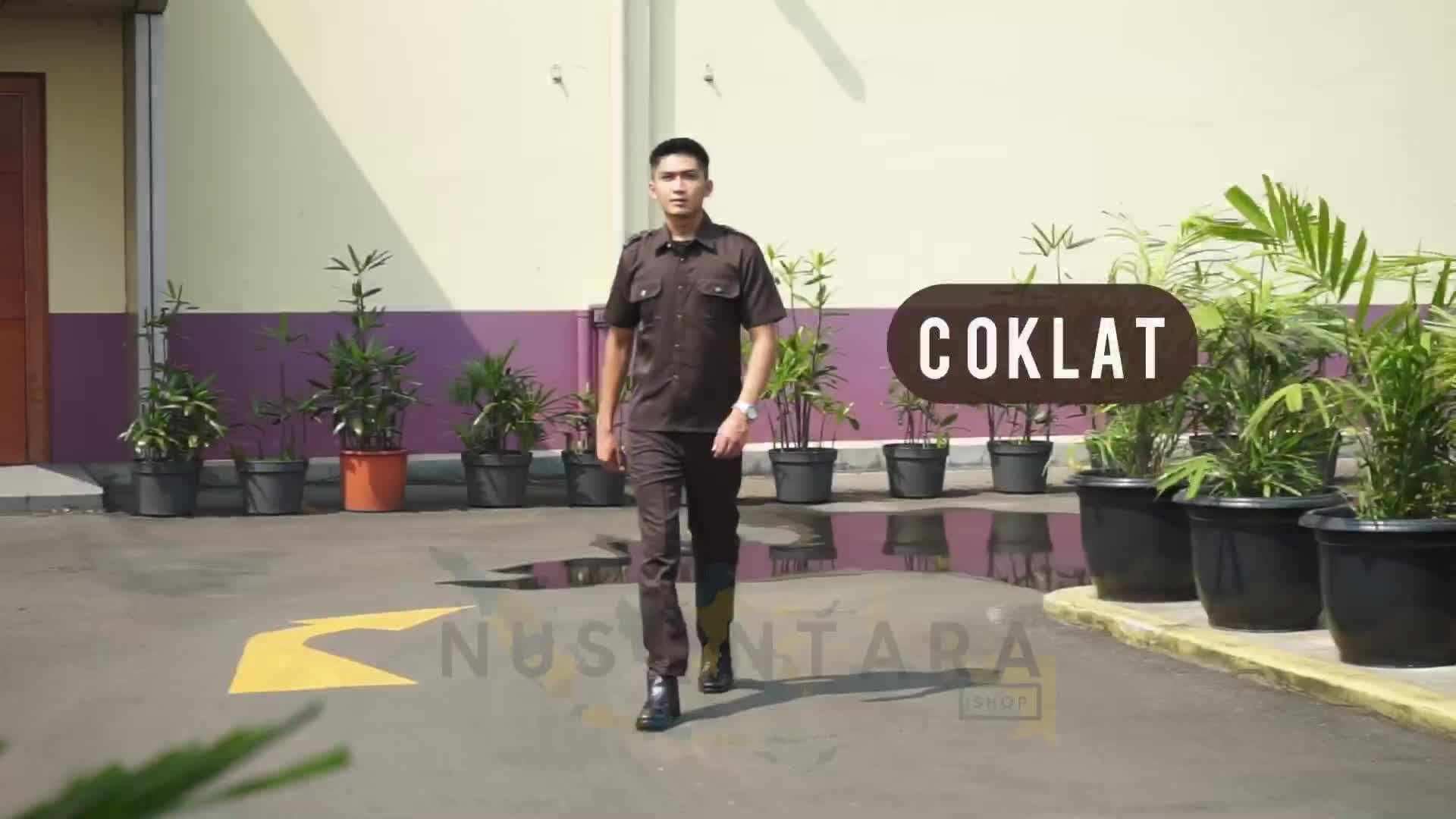 Seragam Safari Baju Safari Setelan Safari Security Seragam Baru Satpam
