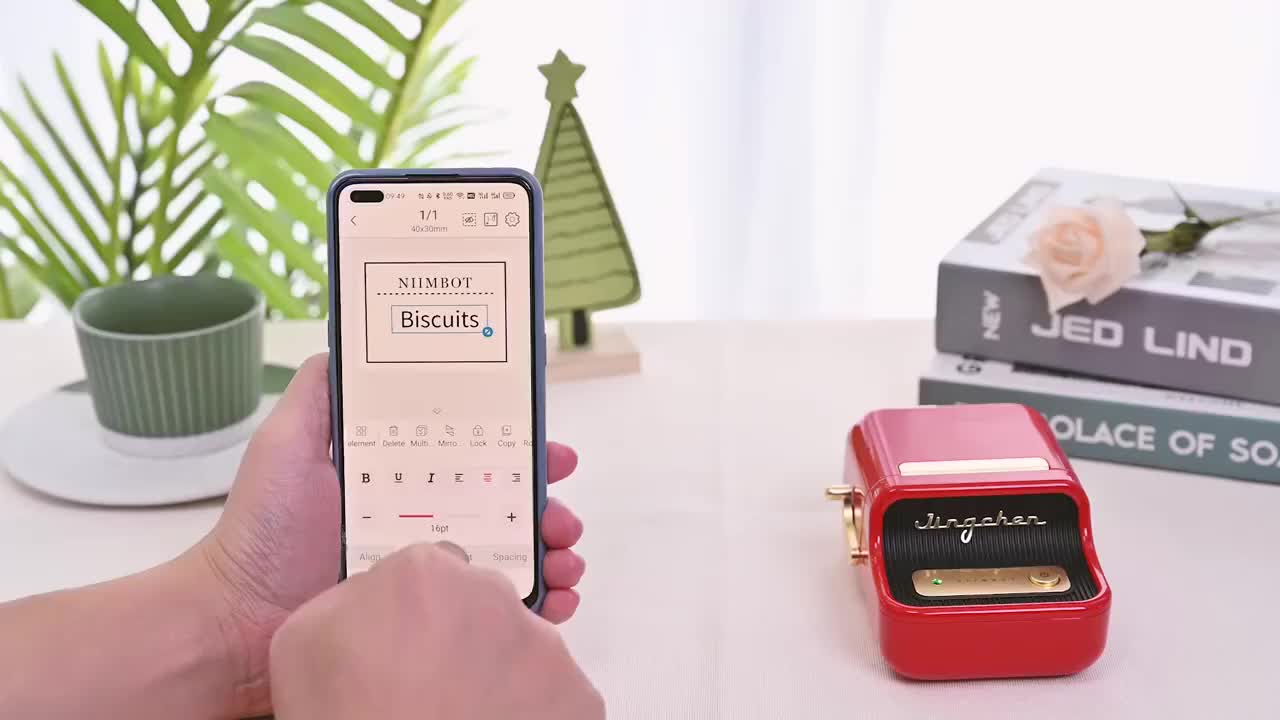 Niimbot B21 Thermal Printer Label Sticker Maker Portable