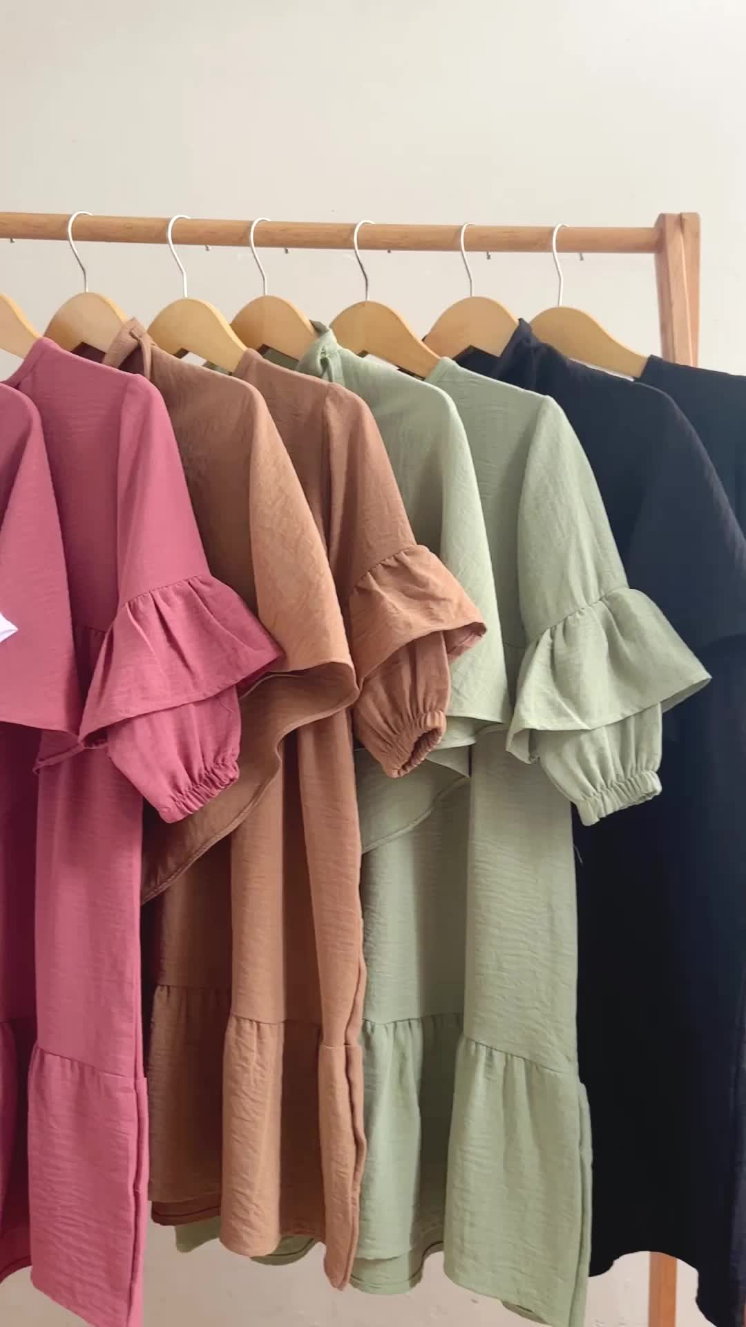 Baju Gamis Anak Perempuan Syari Set Hijab Cantik Lebaran 2025 untuk 1-8 tahun