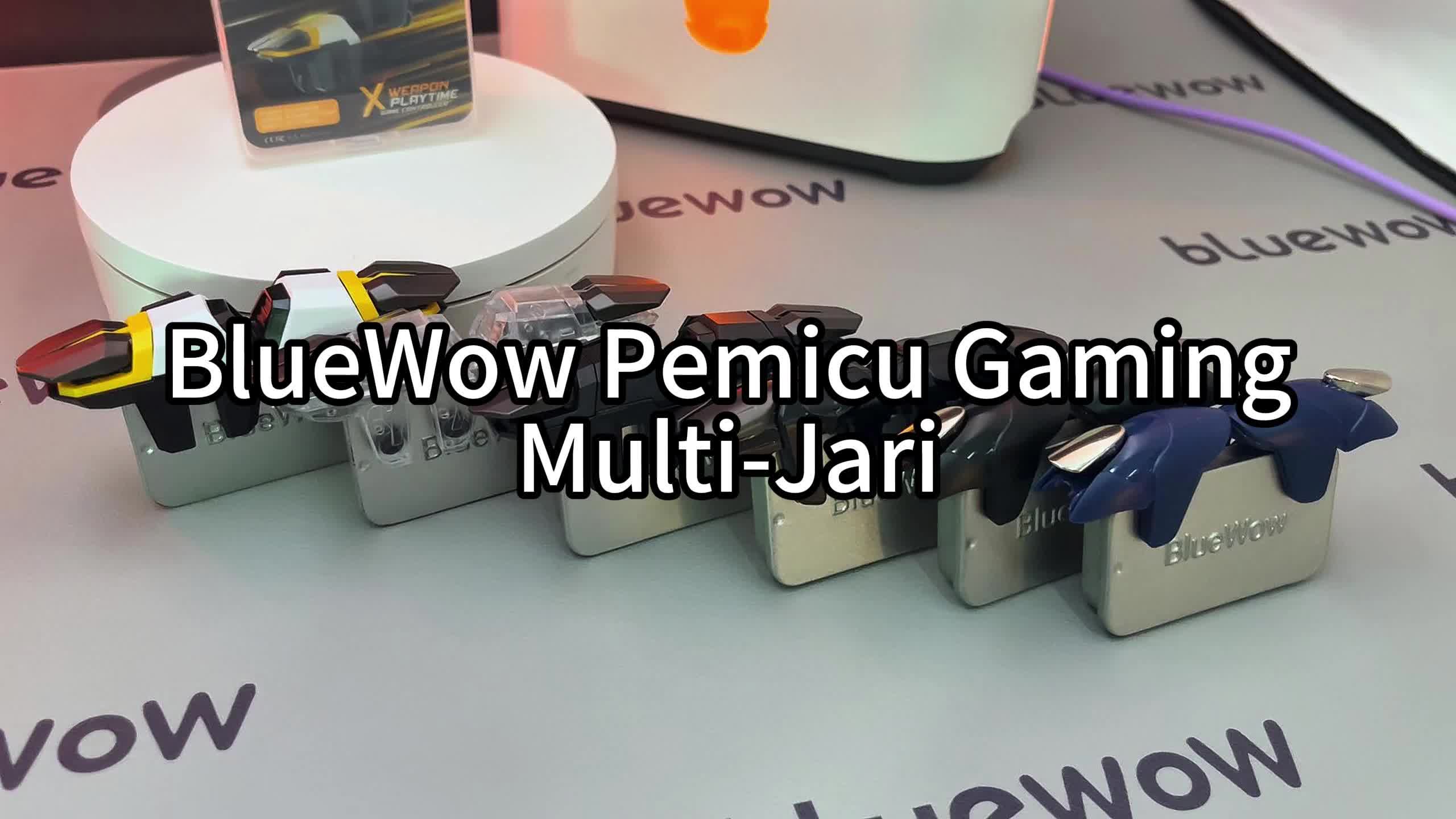 BlueWow trigger 　DY11/G21/CH5　Kontroler Game  Profesional Pendamping PUBG MOBILE, Kompatibel untuk Ponsel Android dan iPhone, Kebisingan Rendah, Pendinginan Cepat, Konsumsi Daya Rendah, dan Desain Senyap.