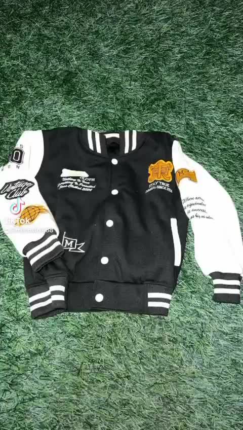 Jaket Anak Laki-Laki Baseball full bordil Bahan Flace Premium Fashion