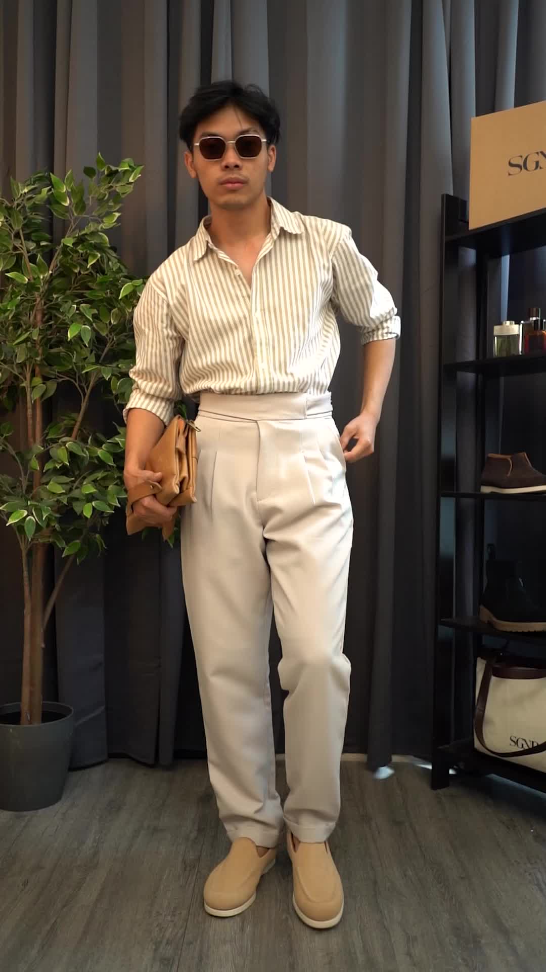 Yanded Stripe Shirt - Japan Cotton