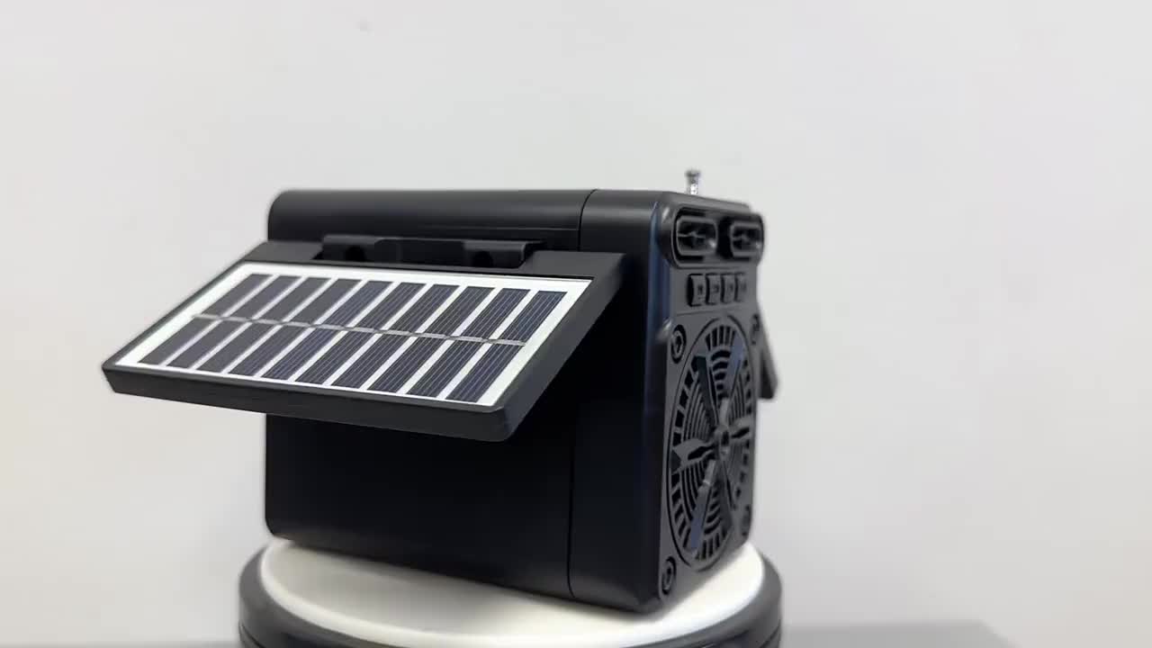 Bluetooth Speaker Solar Charging FM Radio Plug-in Charging Bluetooth Speaker Memuatkan FM Radio Matahari Pemalam Memuat Bluetooth Speaker
