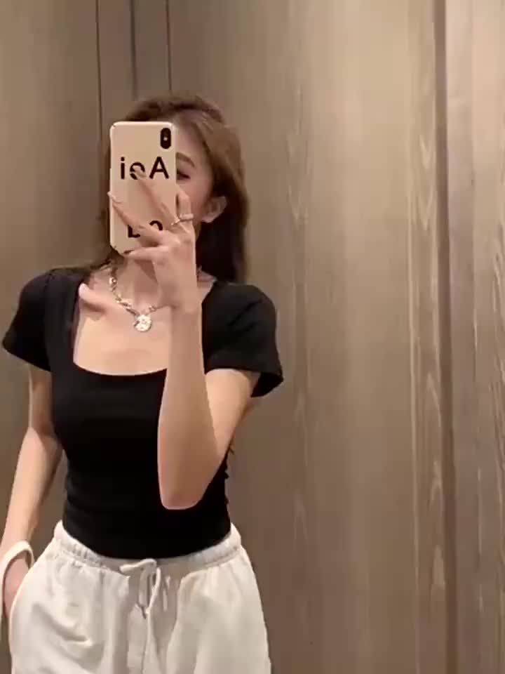 Atasan Polos Wanita Pufie Crop Top NIXIE03
