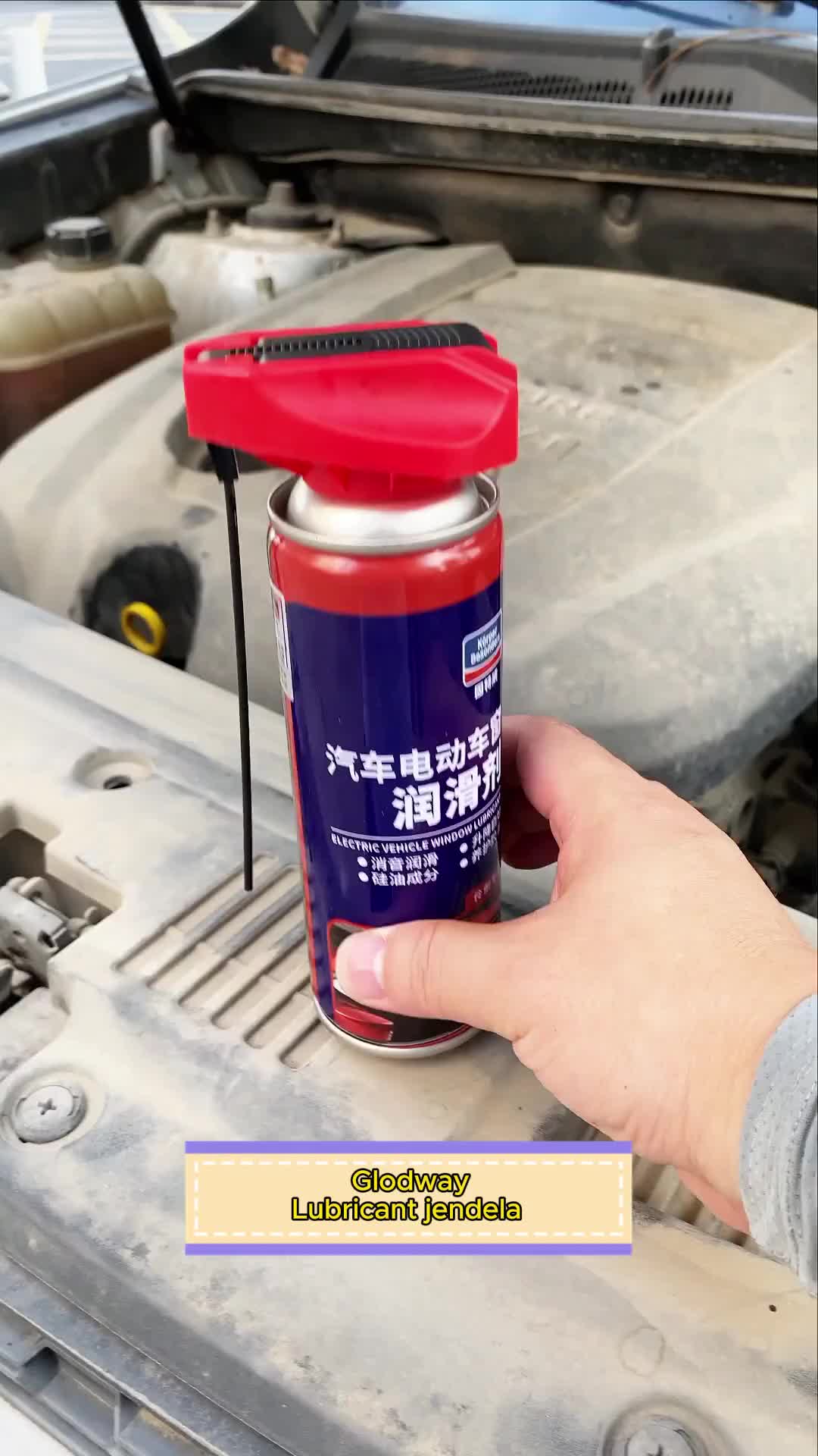 Goldway Multifungsi pelumas rantai motor chain lube sepeda pelumas jendela mobil pelumas kaca jendela mobil pelumas kaca mobil pelumas anti karat silikon spray pelumas karet kaca power window 200mL