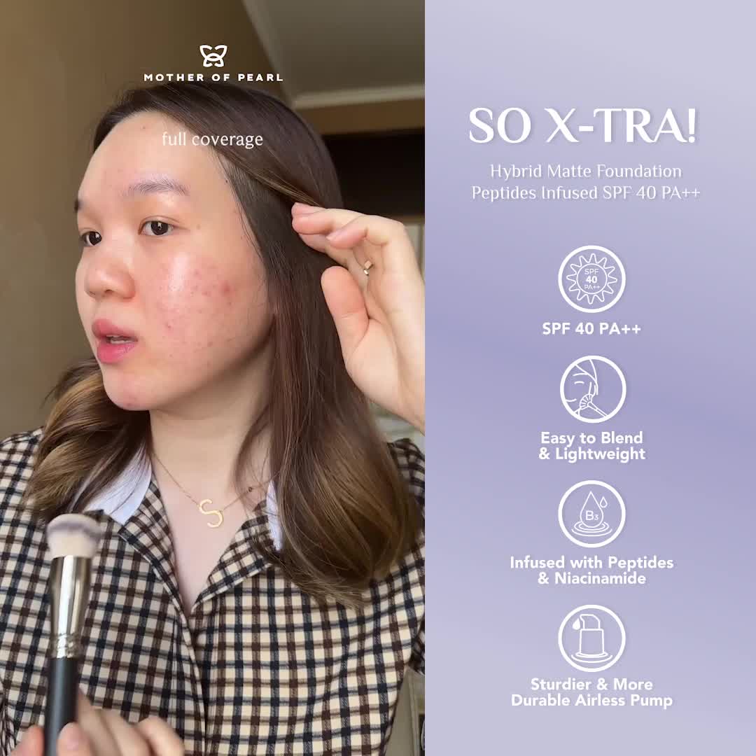 MOP - So X-TRA! Hybrid Matte Foundation Peptides Infused SPF 40 PA++