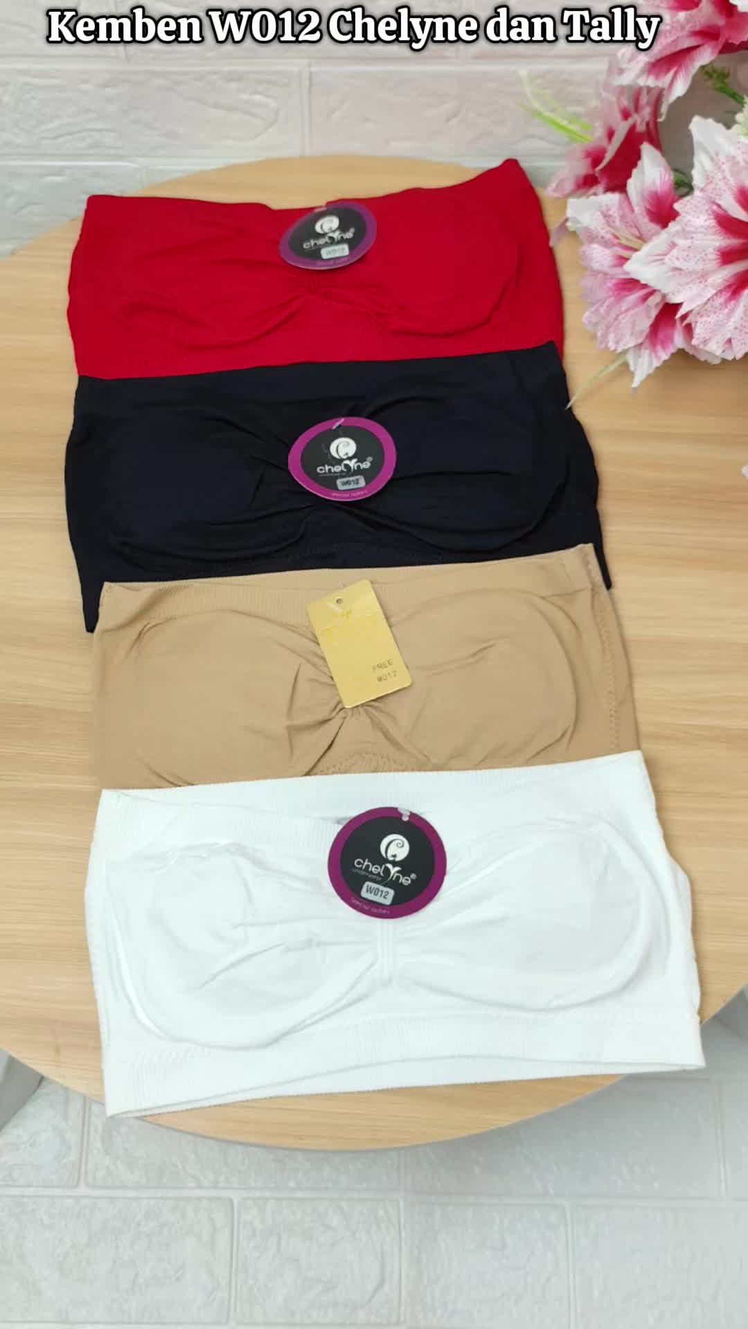 Kemben Pendek Busa Tally w012 Bahan Rajut Stretch Max Size 42 Kemben Pendek Croptop