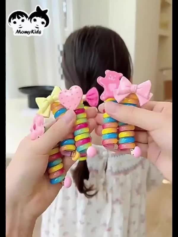 COD iKat Rambut Lucu Spiral Aksesoris Kepala Karakter Kartun Anak Kepang ACC03